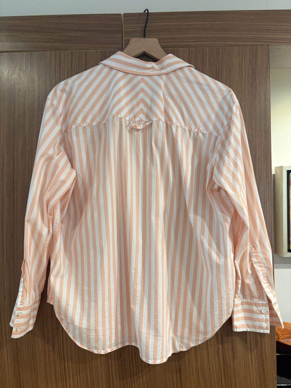 AYR:  The Deep End Shirt, Size M, Cherry Blossom Stripe - Picture 5 of 8